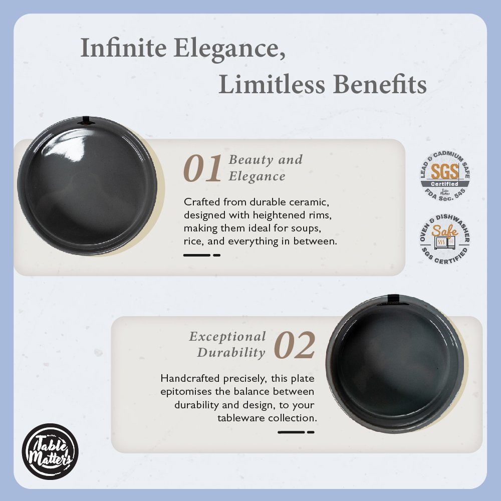 Tsuya-Grey-Tableware-ProductListing-12 Tsuya Grey - 4 inch Round Saucer